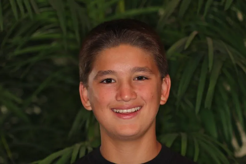 Male smiling after Teen Invisalign 
