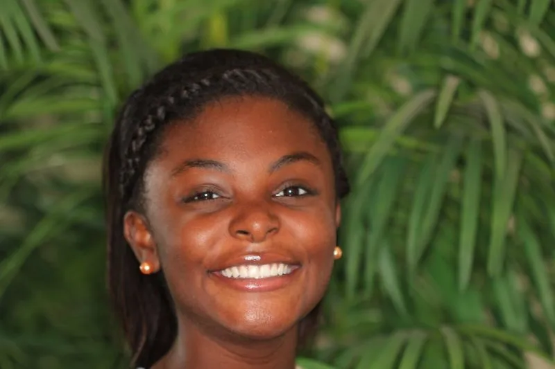 Girl smiling after teen Invisalign 